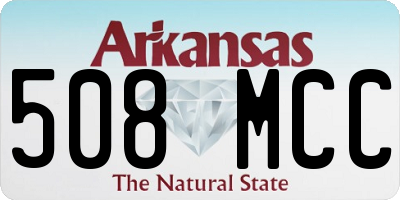 AR license plate 508MCC