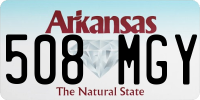 AR license plate 508MGY