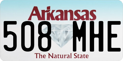 AR license plate 508MHE