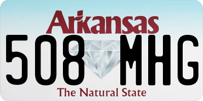 AR license plate 508MHG