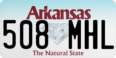 AR license plate 508MHL
