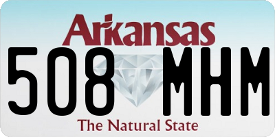 AR license plate 508MHM