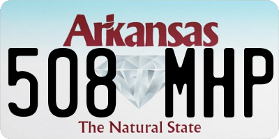 AR license plate 508MHP