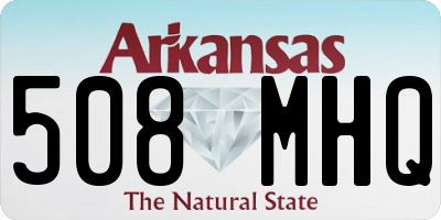 AR license plate 508MHQ