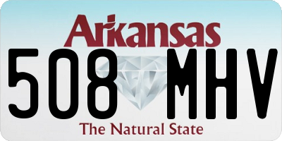 AR license plate 508MHV