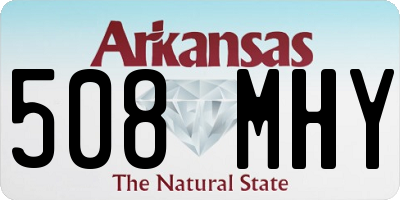 AR license plate 508MHY