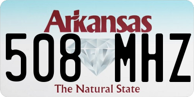 AR license plate 508MHZ