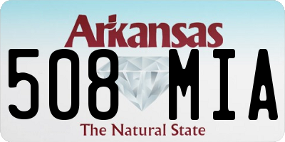 AR license plate 508MIA