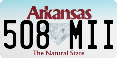 AR license plate 508MII