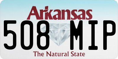 AR license plate 508MIP