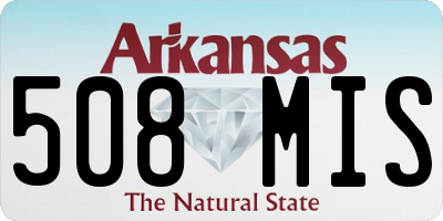 AR license plate 508MIS