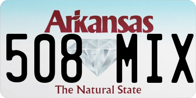 AR license plate 508MIX
