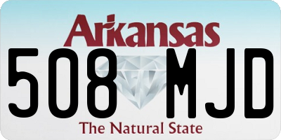 AR license plate 508MJD