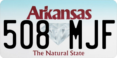 AR license plate 508MJF