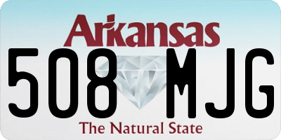 AR license plate 508MJG