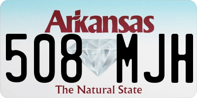 AR license plate 508MJH