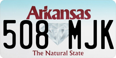 AR license plate 508MJK
