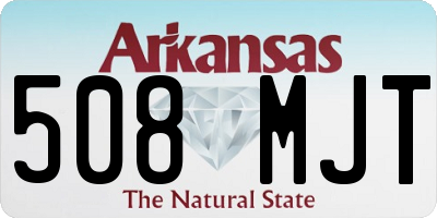 AR license plate 508MJT