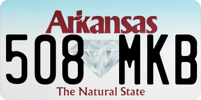AR license plate 508MKB