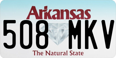 AR license plate 508MKV
