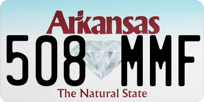 AR license plate 508MMF