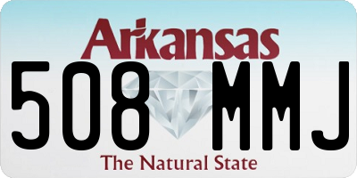AR license plate 508MMJ
