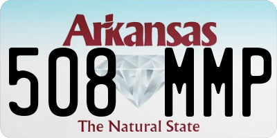 AR license plate 508MMP