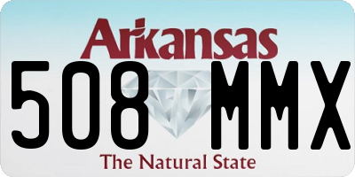 AR license plate 508MMX