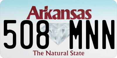 AR license plate 508MNN