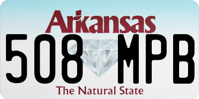 AR license plate 508MPB