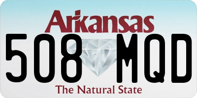 AR license plate 508MQD
