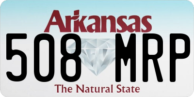 AR license plate 508MRP