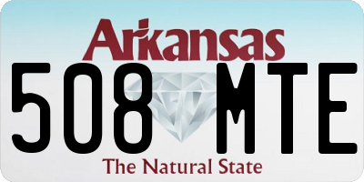 AR license plate 508MTE
