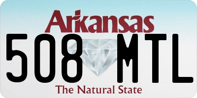 AR license plate 508MTL