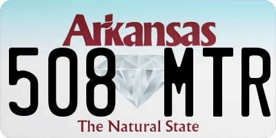 AR license plate 508MTR