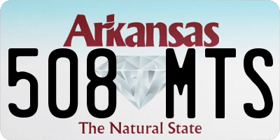 AR license plate 508MTS
