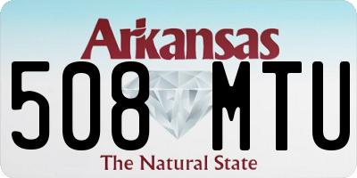 AR license plate 508MTU