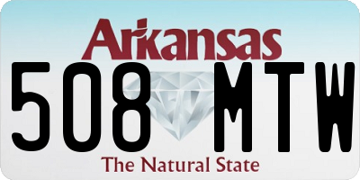 AR license plate 508MTW