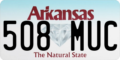 AR license plate 508MUC