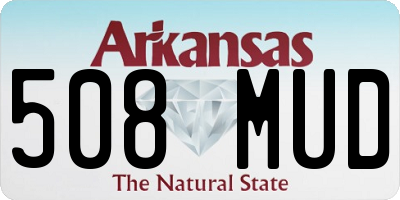 AR license plate 508MUD