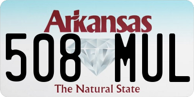 AR license plate 508MUL