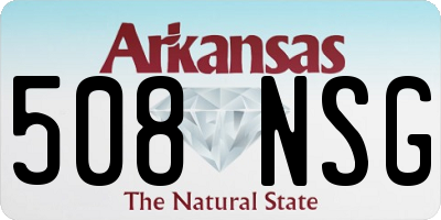 AR license plate 508NSG