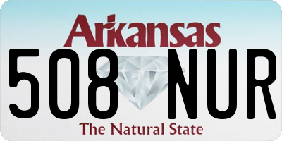 AR license plate 508NUR