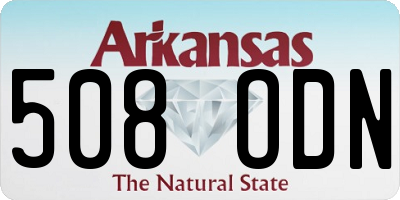 AR license plate 508ODN