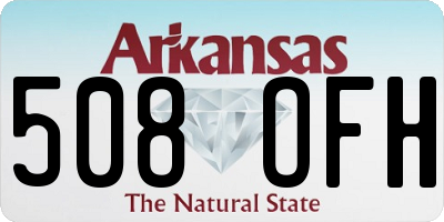 AR license plate 508OFH