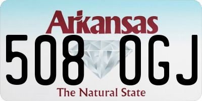 AR license plate 508OGJ