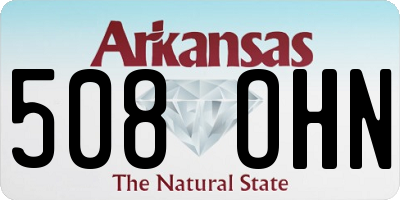 AR license plate 508OHN