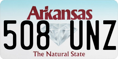 AR license plate 508UNZ