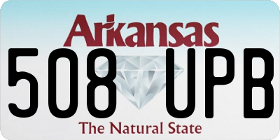 AR license plate 508UPB