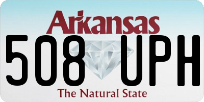AR license plate 508UPH
